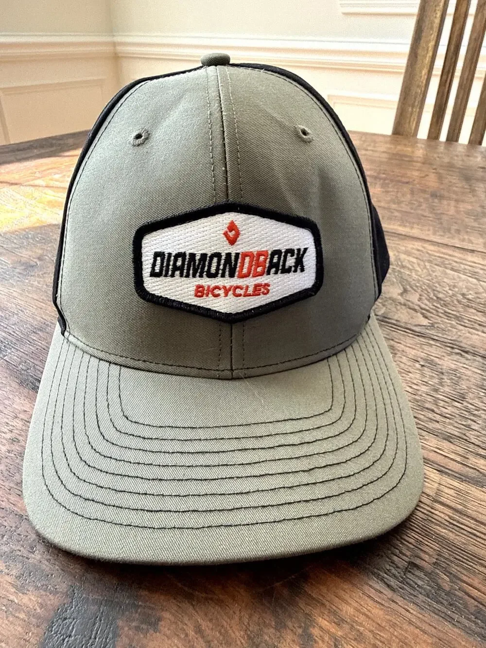 Diamondback Bicycles Strapback Hat Olive Green BMX & Mountain Bike Baseball Cap